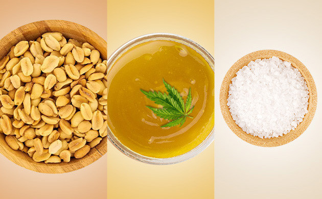 Арахисовая паста с добавлением канна-мёда Ингредиенты для 2 рецепта