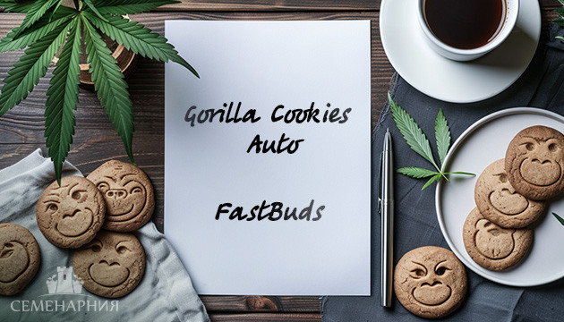 Гроурепорт сорта конопли Gorilla Cookies Auto от FastBuds Выращивание сорта Gorilla Cookies Auto