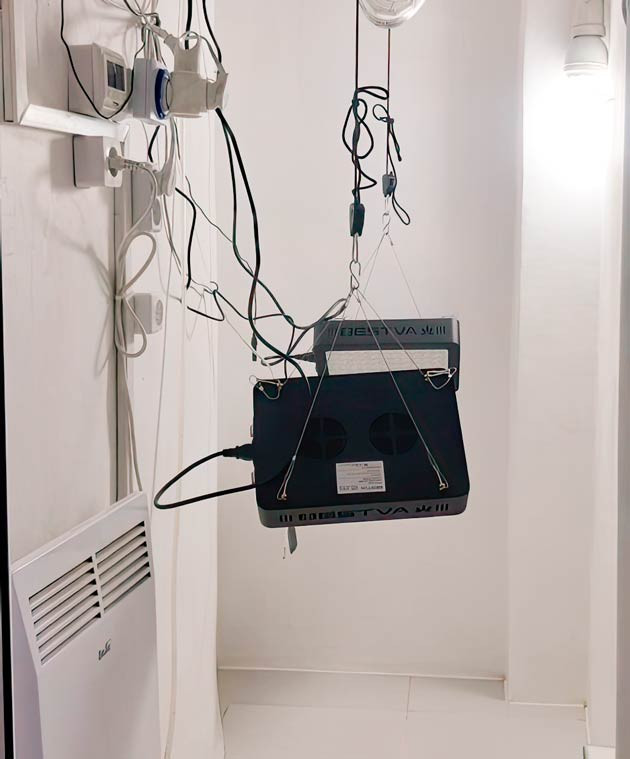 Гроубэг и основа субстрата Освещение в гроуруме