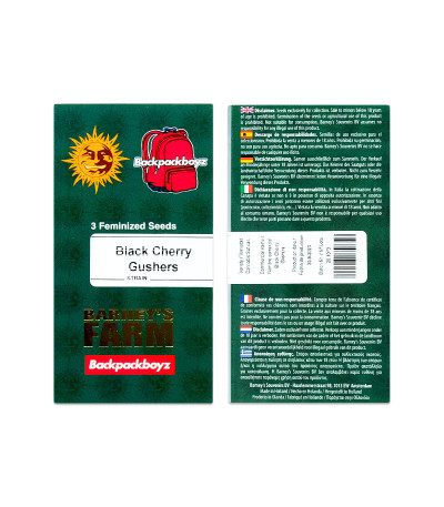 Сорт Black Cherry Gushers fem от Barney's Farm